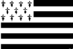 le drapeau de la Bretagne